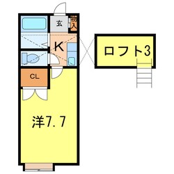 シェリール・ミニB棟の物件間取画像